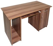 Birou Nero cu 1 usa si 1 sertar, Prun, 120 x 74 x 60 cm