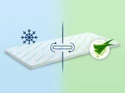 Topper 5 cm Aloe Vera Vitalis 2În1 5 cm, complet reversibil, răcoritor și pentru toate  anotimpurile, 7 zone de confort, tratament  cu aloe vera