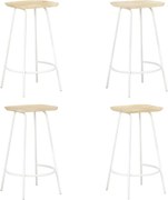 vidaXL Scaune de bar, 4 buc., lemn masiv de mango