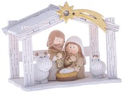 Nașterea de Crăciun cu cometă 9,5 x 7,2 x 6 cm,albă