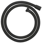 Furtun dus 125 mm negru mat Phantom Black, Grohe SilverFlex