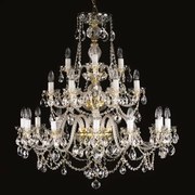 Candelabru cristal Bohemia 21 brate, diam. 95cm Andrea XXI CE