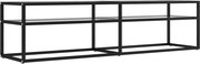 vidaXL Comodă TV, transparent, 160x40x40,5 cm, sticlă securizată