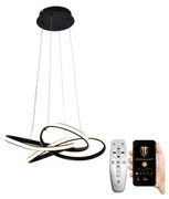 Lustră LED dimabilă pe cablu LED/40W/230V 3000-6500K negru + telecomandă