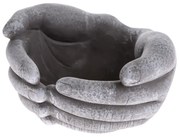 Decorație funerară Ghiveci de beton Mâini, 20 x 11,5 x 20 cm