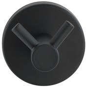 Cuier prosoape BOSIO, Negru, 5,5x5,5 cm,WENKO