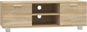 vidaXL Comodă TV, stejar sonoma, 120x40,5x35 cm, lemn prelucrat