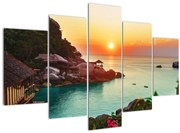 Tablou cu plaja frumoasă (150x105 cm)