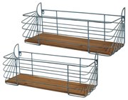 Set 2 rafturi, de perete Zin