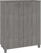 vidaXL Pantofar, gri deschis, 85x40x108 cm, lemn masiv de pin