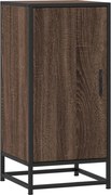 vidaXL Dulap, stejar maro, 35,5x35x76 cm, lemn prelucrat și metal