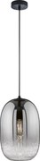 FISCHER &amp; HONSEL Lampa suspendata TRACE neagra 20/140 cm