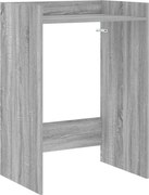 vidaXL Dulap pentru mașina de spălat Gri Sonoma 67,5 x 48 x 97 cm