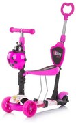 Scooter Chipolino cu bară de ghidare Kiddy Evo3in1 , Lollipop