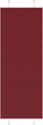 vidaXL Jaluzea plisată Bordeaux Roșu 75x200 cm Lățime țesătură 74,4 cm