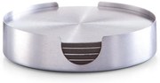 Set 6 suporturi coaster, Argintiu, 10x1,5 cm, ZELLER
