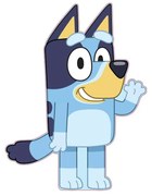 Pernă pentru copii din polar/fleece 25x33 cm Bluey – Jerry Fabrics