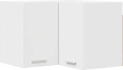 vidaXL Dulap suspendat cu depozitare Alb 57 x 57 x 40 cm Lemn compozit