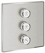 Baterie dus incastrata Grohe Grohtherm SmartControl pentru 3 iesiri crom periat Supersteel