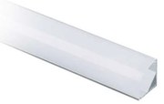 Profil Banda LED de Colt, Aplicat (PT), Aluminiu + Alb Mat, 2m