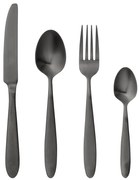 Set 4 tacâmuri Bloomingville Cutlery Eleganza, negru