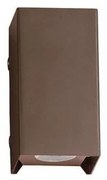 Aplica LED exterior iluminat sus si jos IP65 ELIO corten
