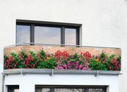 Husa pentru balcon cu flori, 5 m x 85 cm