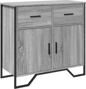 vidaXL Dulap, gri sonoma, 79,5x35,5x74,5 cm, lemn prelucrat