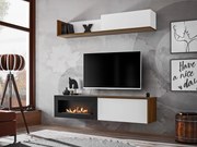 Mobilier living Dalton RSW DLB (stejar sterling + alb mat). 1097683