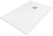 Mexen Stone+ cabina de duș dreptunghiulară din compozit 100 x 90 cm, alb - 44109010