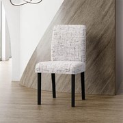 Huse bielastice VITTORIA smântânii scaun cu spatar 2 buc (45 x 45 x 50 cm)