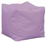 Taburet Cub, Material Piele ecologica - Violet