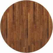 vidaXL Placă de masă Maro deschis Ø 80 x 4 cm Lemn de stejar masiv