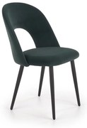Scaun de bucaterie Gema, verde/negru