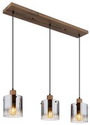 Globo UNDERWOOD 15915-3H - Lustră suspendată pe cablu, 3 x E27, max. 60 W/bec, 230 V