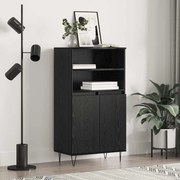 vidaXL Bufet Negru 60 x 36 x 110 cm Lemn compozit