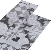 vidaXL Plăci de Pardoseală 36 pcs Gri 5,02 m² PVC