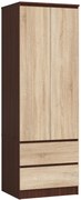 Dulap de haine Suman (wenge + Stejar sonoma). 1069567