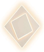 Aplica LED de perete/tavan DAKLA 18W alba