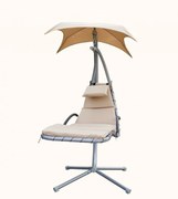 Leagăn de grădină exclusiv cu umbrelă de soare