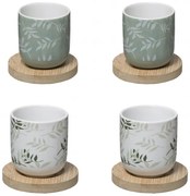 Set 4 cesti Tahaga, portelan, 130 ml