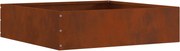 vidaXL Margine pentru gazon Ruginit 50 x 50 x 13 cm