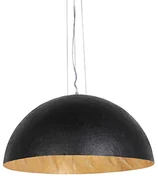 Lampă suspendată industrială neagră cu auriu 70 cm - Magna
