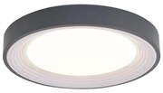 Plafonieră modernă gri cu alb 38cm incl. LED Dimmable - Kanton