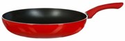 Tigaie din aluminiu, Rosu, ⌀28 cm.