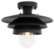 Plafoniera de exterior de design neagra IP44 - Morty