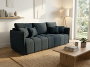 Canapea extensibila 3 locuri VELORA 215x103 cm, albastru inchis