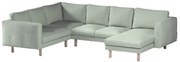Husă pentru canapea de colț Norsborg cu 5 locuri și șezlong Norsborg