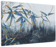 Tablou - Bambus pe perete (90x60 cm)