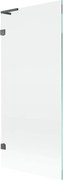 Mexen Lunar L paravan de duș cu 1 aripă 80 x 150 cm, transparent, gri-închis periat - 897L-080-000-66-00